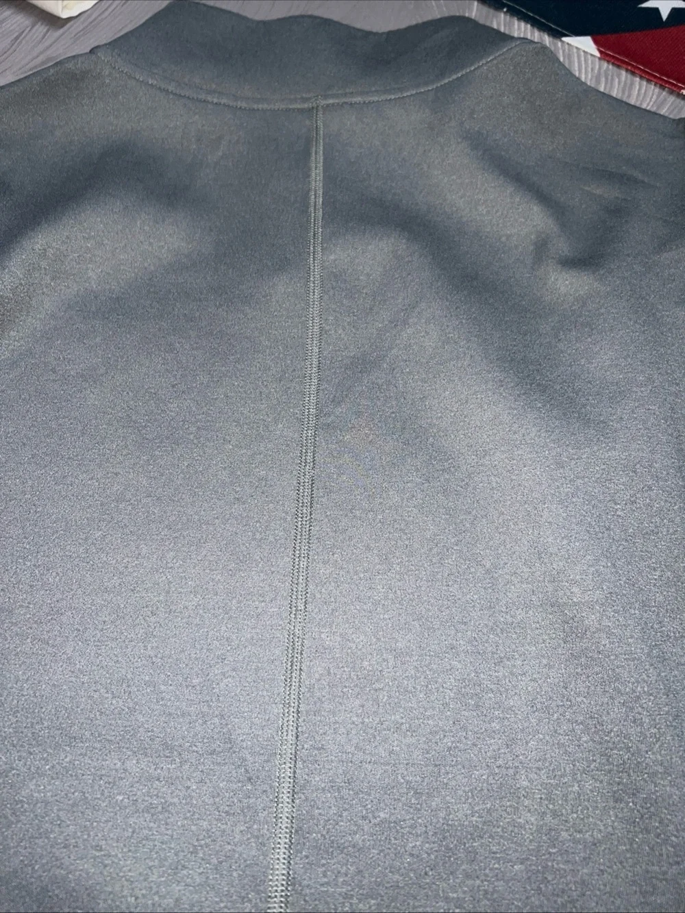 Nike Therma-FIT Boys Youth L Gray 1/4 Zip Pullover Sweatshirt Training Athletic
